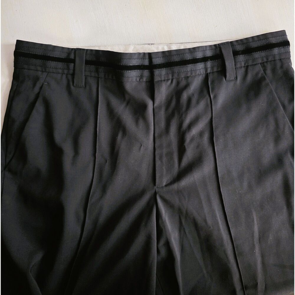 Marc Jacobs Designer Trousers Pants Black Cropped Tuxedo Trim Sz 10 Retail $495 - Picture 13 of 15